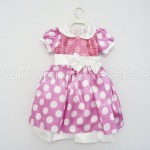 vestido minnie rosa