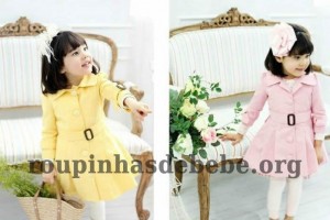casaco infantil rosa e amarelo importados