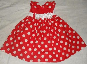 vestido de bebe vermelho charmoso