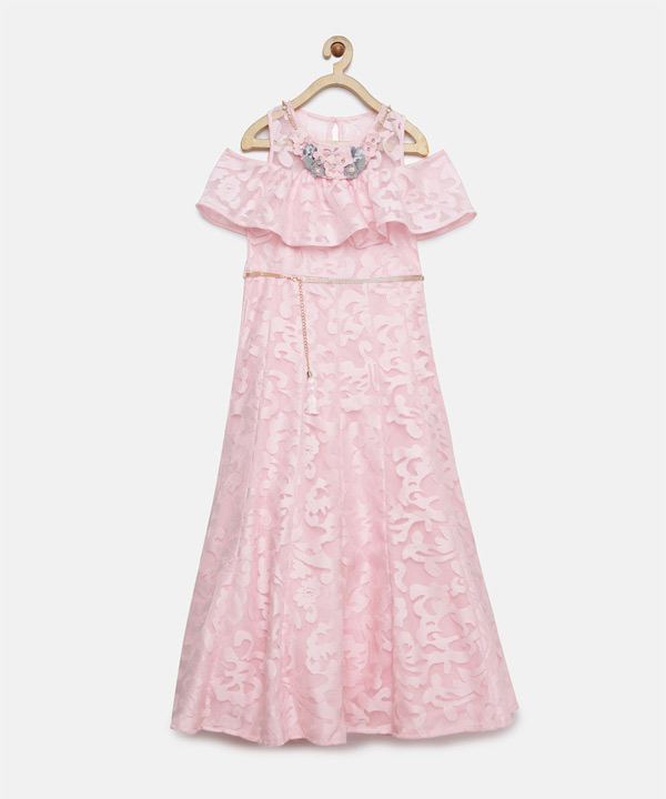 Vestido longo infantil para formatura