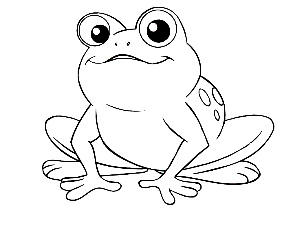 Amigo sapo para pintar