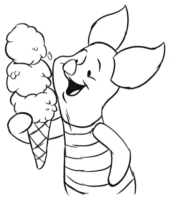 Belo sorvete de casquinha