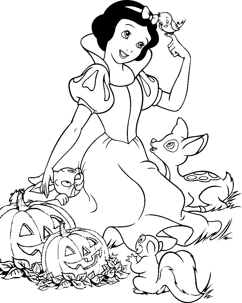 Branca de Neve e os bichinhos