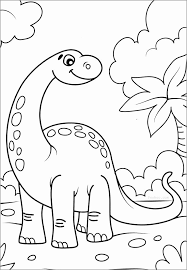 Brontossauro para colorir