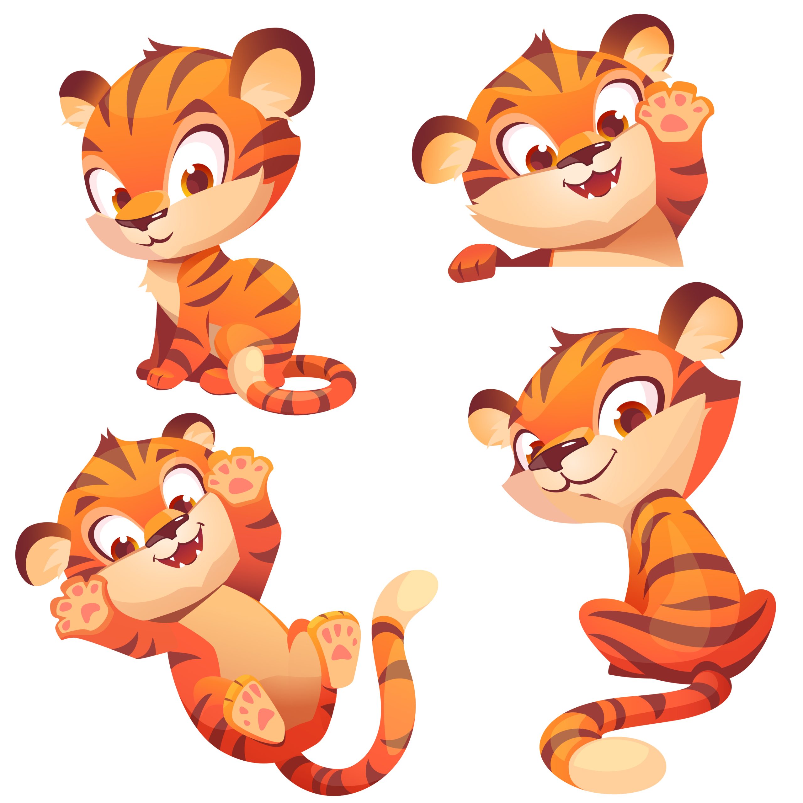 Desenhos de tigre para colorir