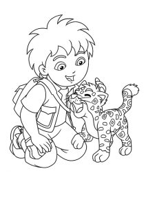 Diego e o bebê onça