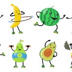 Desenho de frutas para colorir