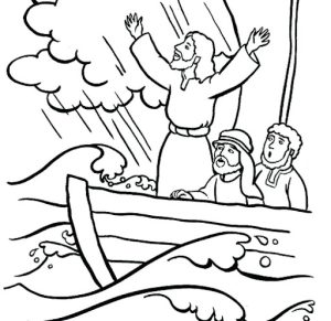 Jesus acalma a tempestade no mar