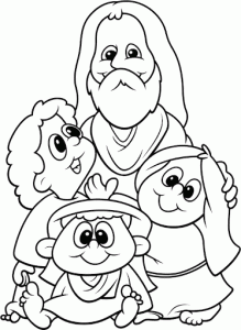 Jesus com os pequeninos