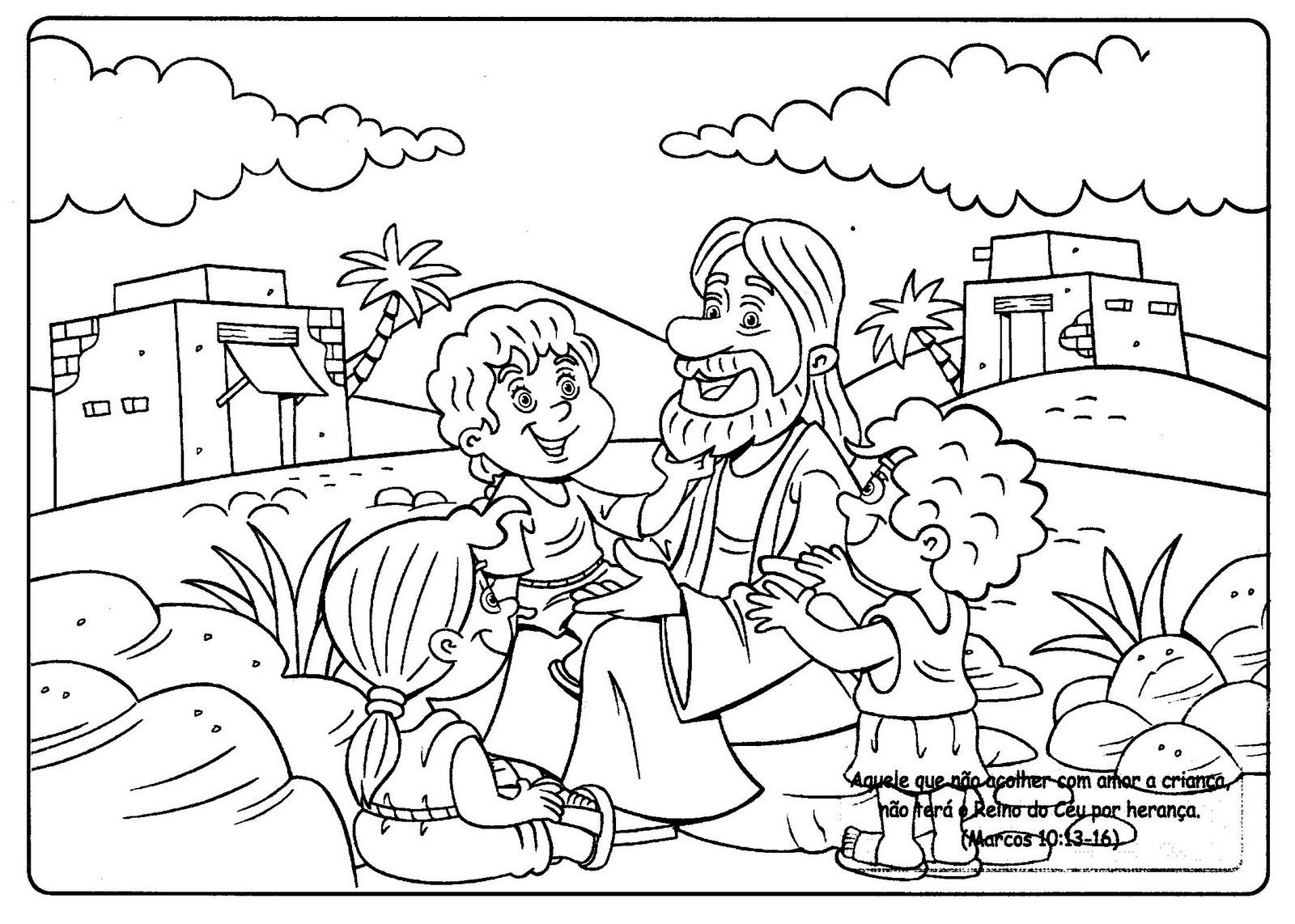 Jesus e os pequeninos