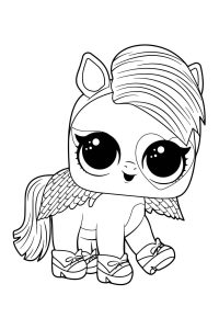 LOL Pônei para colorir