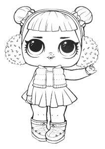 LOL princesinha para pintar