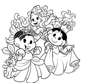 Mônica e Magali Princesas