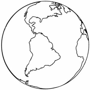 Mundo para colorir
