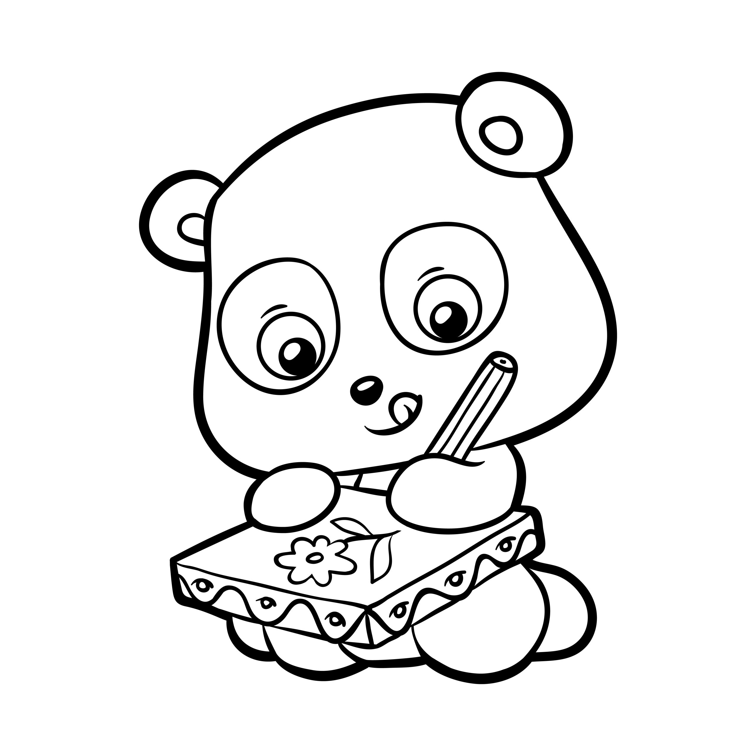 Panda-desenhando