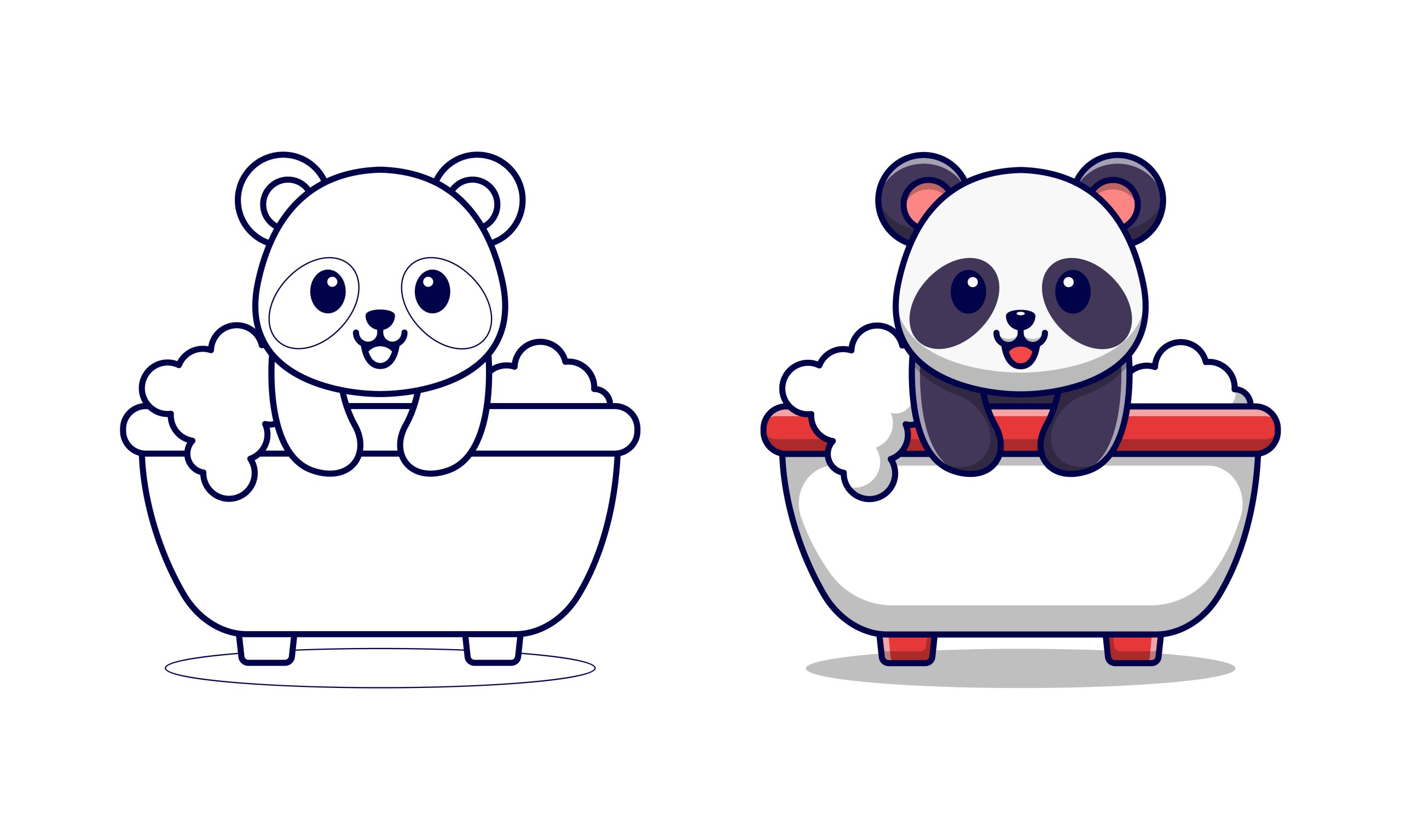 Panda-no-banho