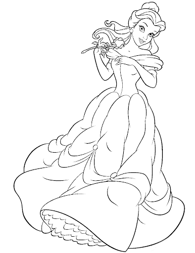 Princesa Disney para colorir