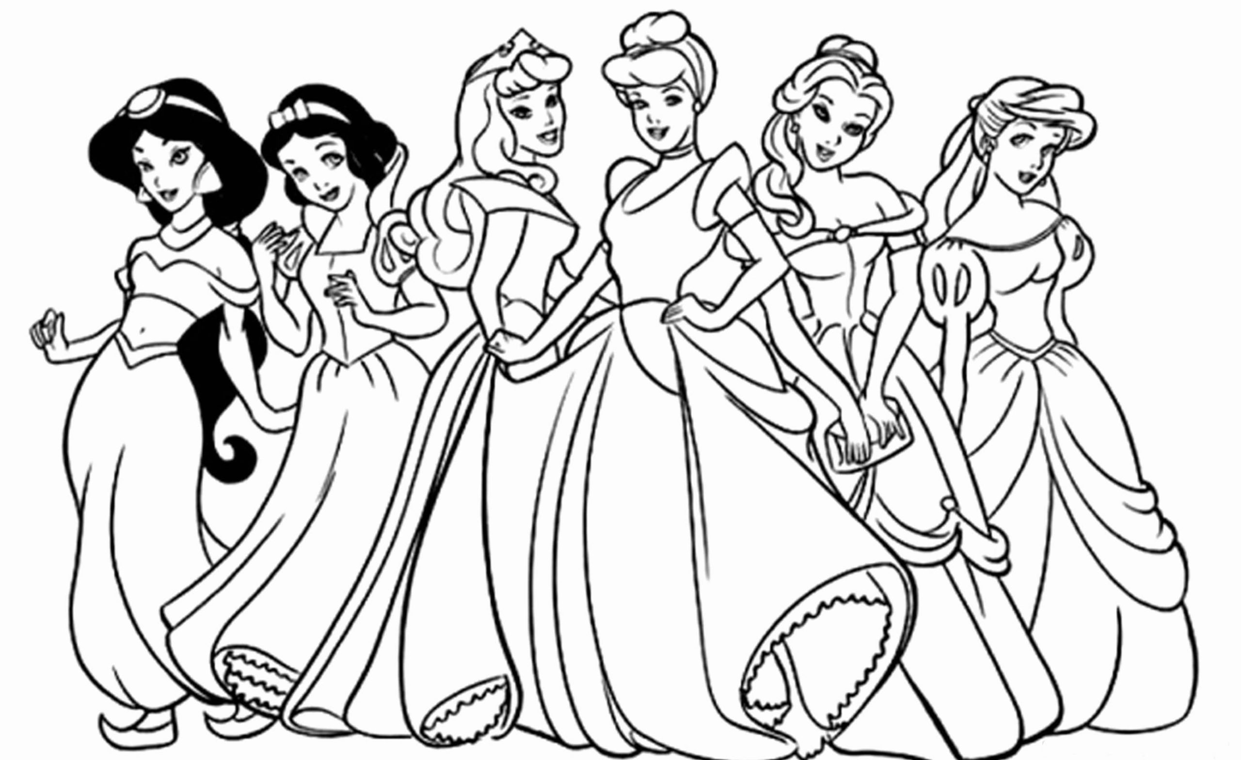Princesas para pintar