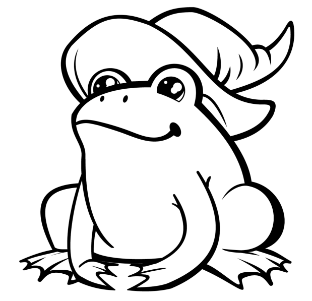 Sapo Mago para pintar
